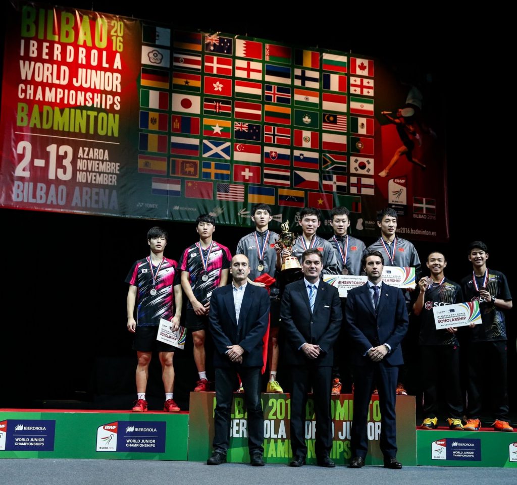 مدال اوران بخش دونفره مردان در مسابقات قهرمانی حوانان جهان 